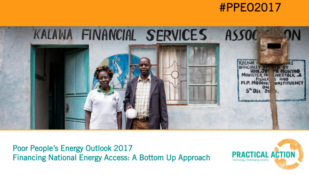 Poor People’s Energy Outlook 2017