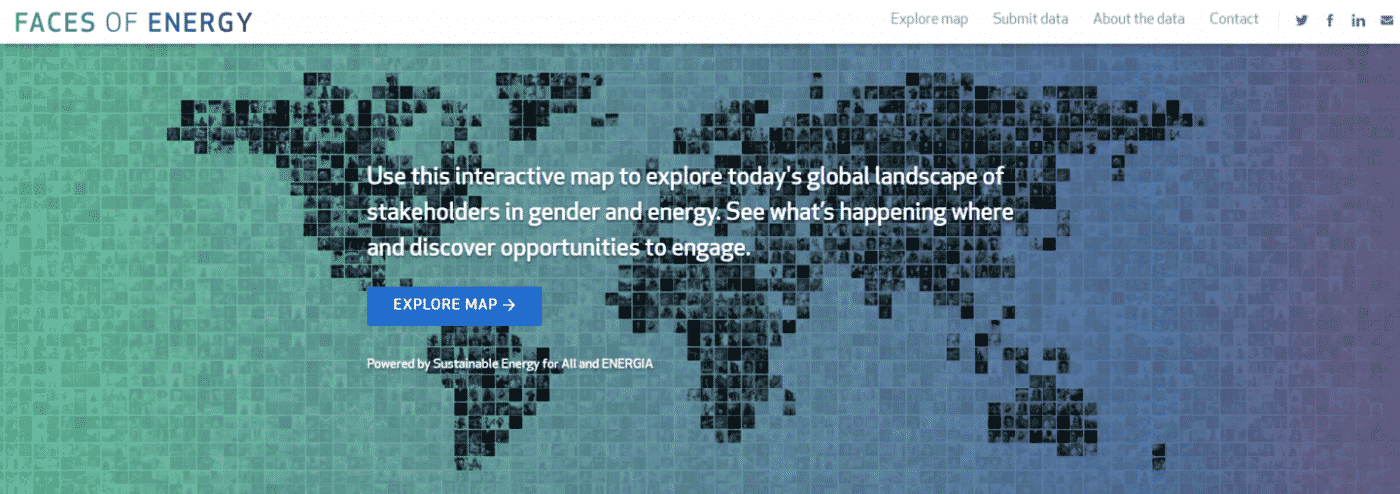 New “Faces of Energy” website provides first-ever interactive view on gender and socially inclusive sustainable energy efforts globally