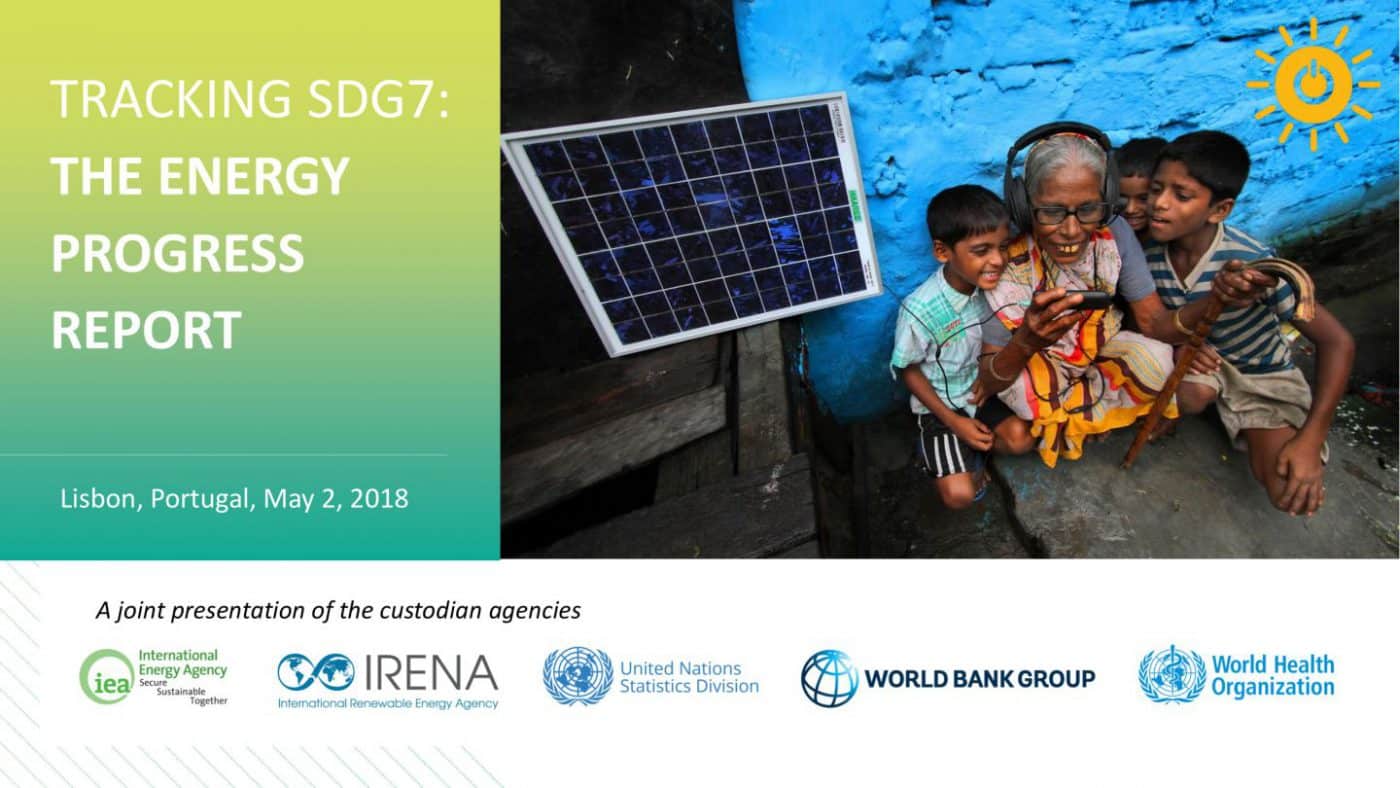 2018 SDG7 Tracking: The Energy Progress Report