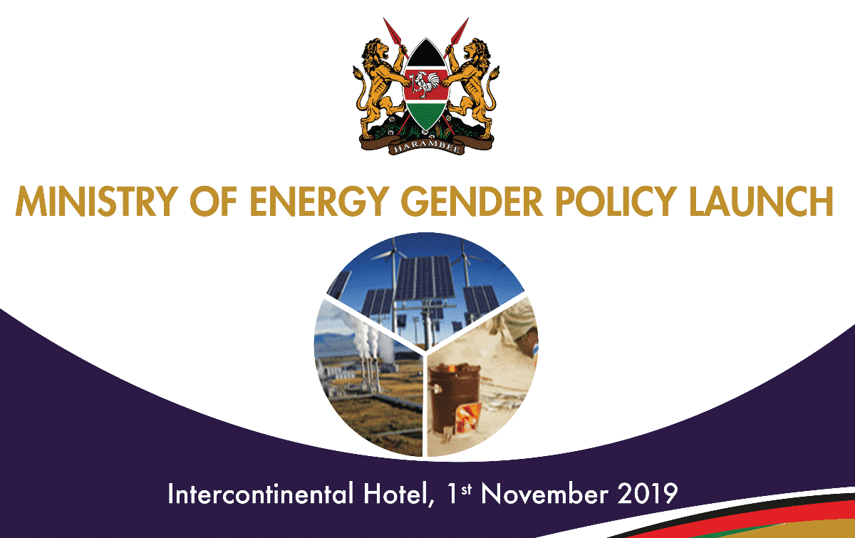 Kenya’s Ministry of Energy Launches One-of-a-kind Gender Policy
