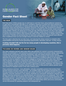 Gender fact sheet