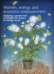 Women, energy and economic empowerment