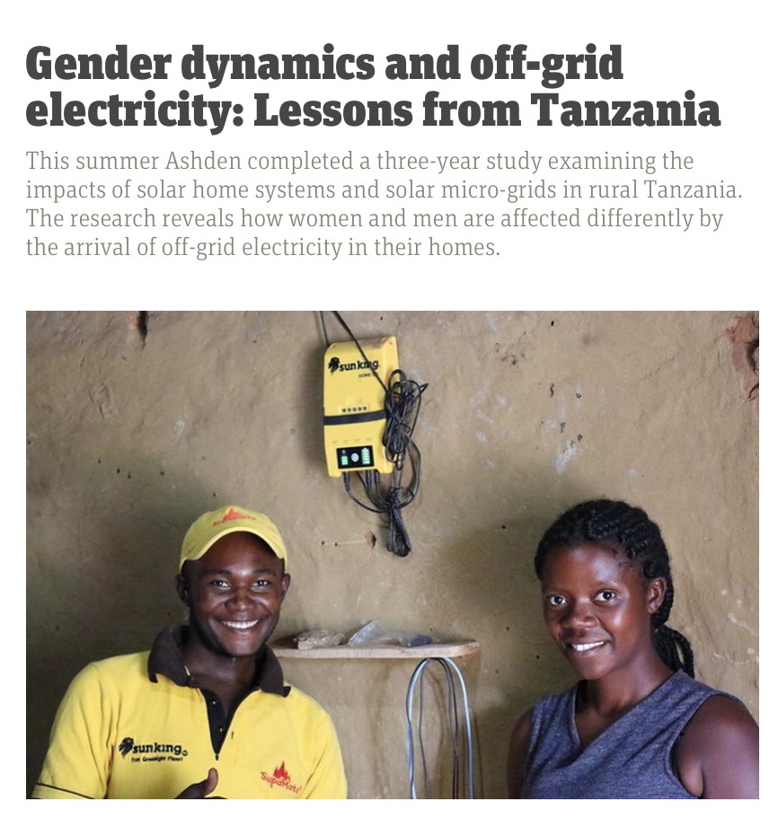 Increasing Access to Clean Lighting and Promoting Female Entrepreneurship in Rwanda