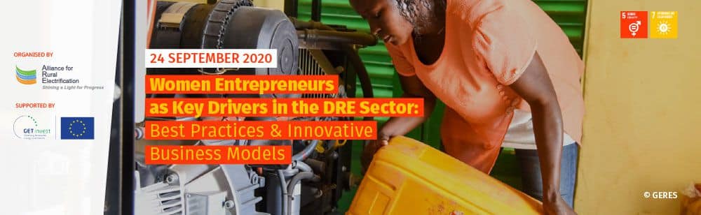 Webinar: Women Entrepreneurs as Key Drivers in the DRE Sector: Best Practices & Innovative Business Models