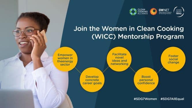 New “Women in Clean Cooking” Mentorship Program Opens Call for Applications