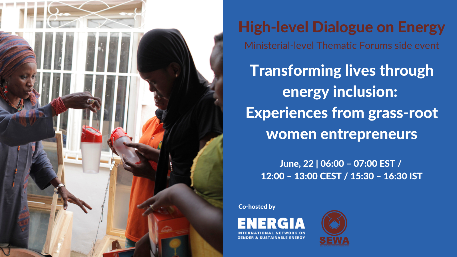 Ministerial-level Thematic Forums side event: Transforming lives through energy inclusion