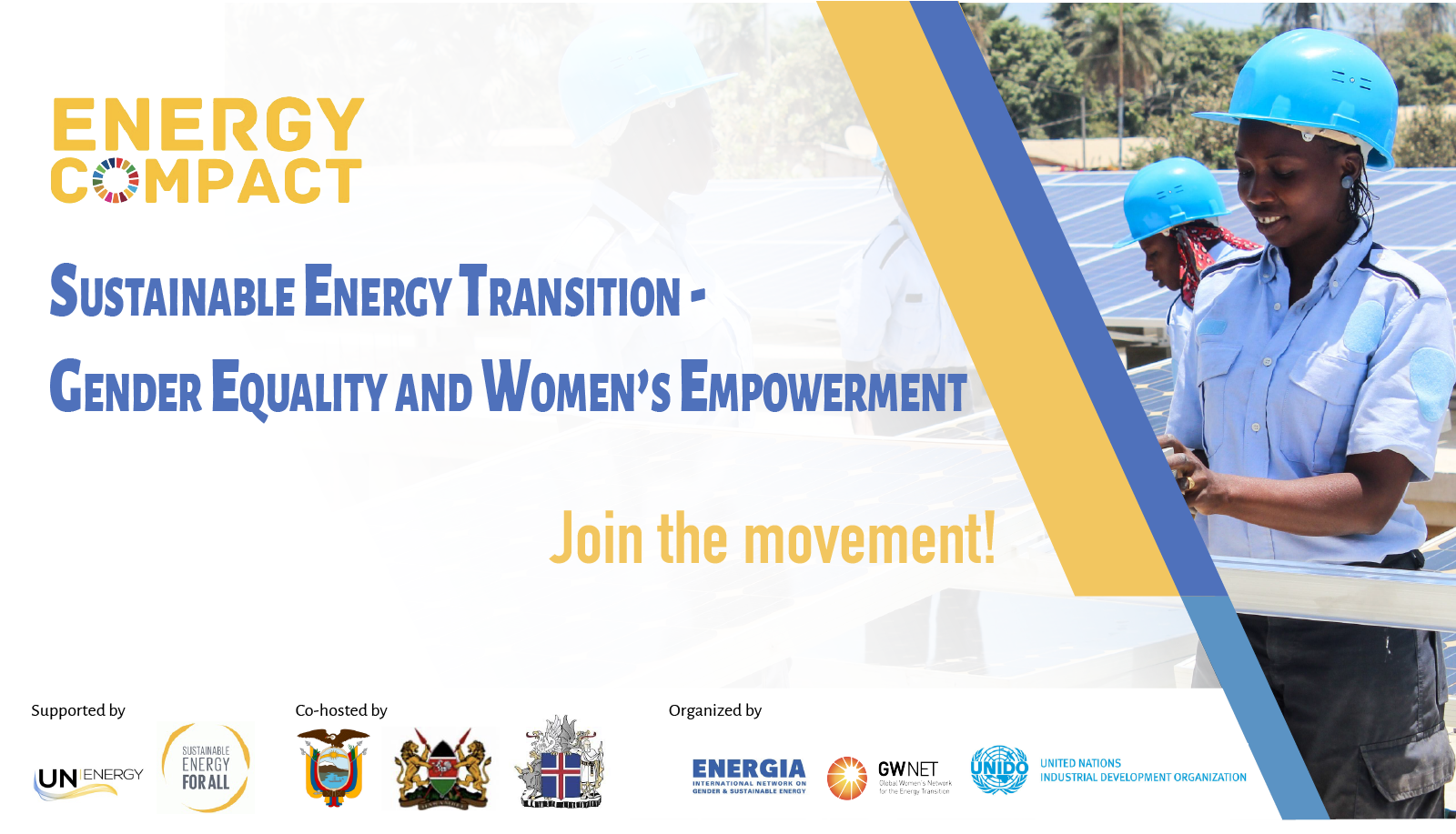 Join the Gender Energy Compact Coalition!