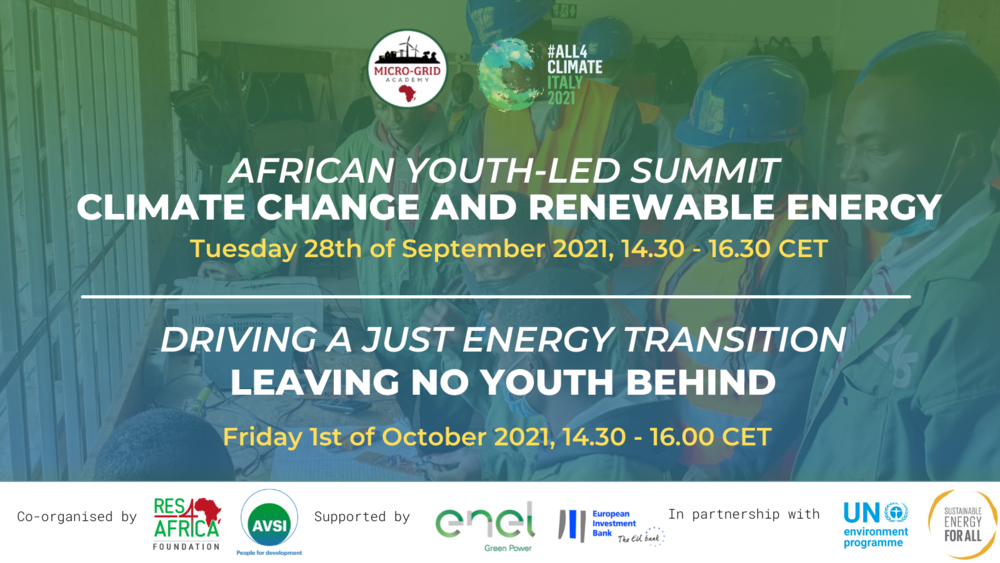 Event: PreCOP26 – ENERGIA participates in a side-event dedicated to youth