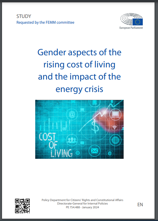 Gender aspects of the rising cost of living and the impact of the energy crisis