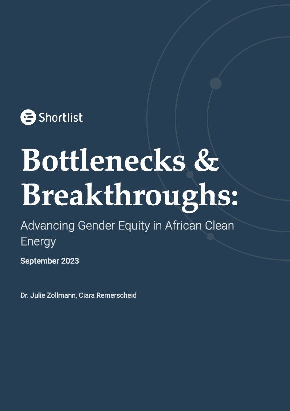 Breakthroughs: Advancing Gender Equity in African Clean Energy